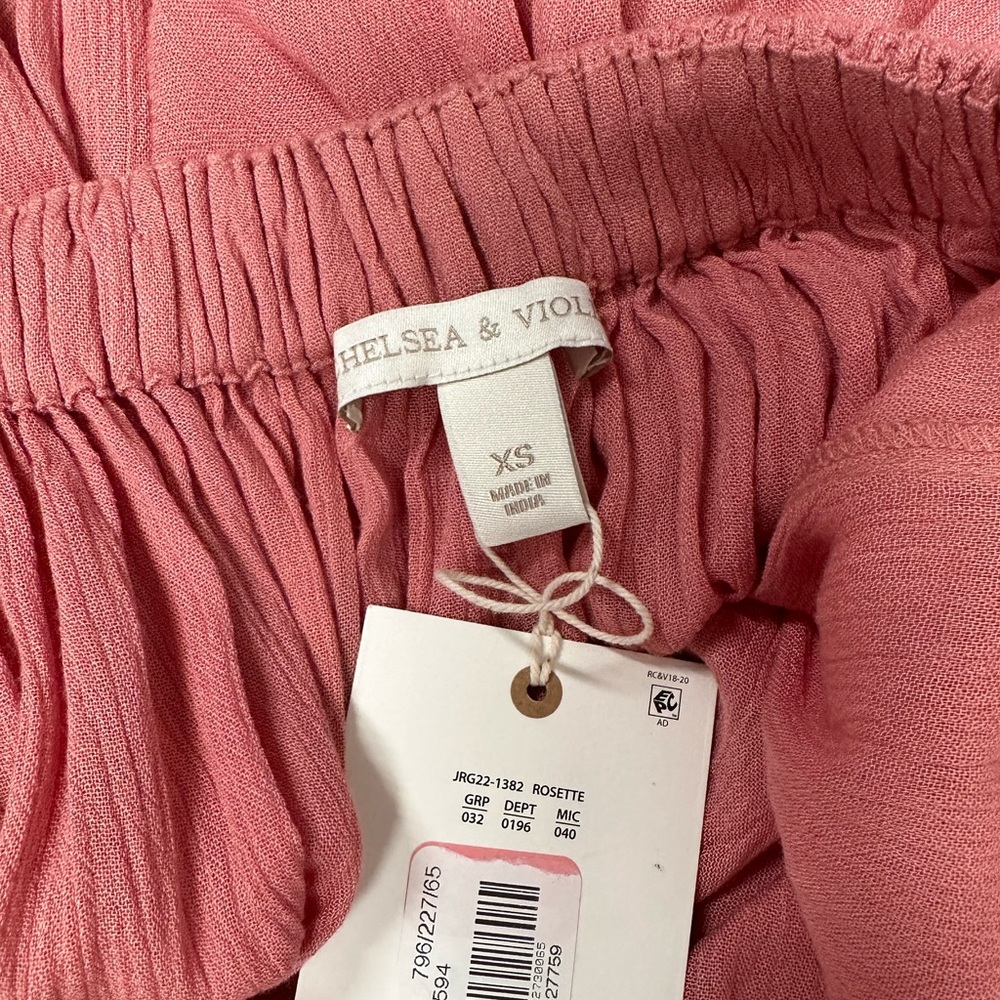 Chelsea & Violet Swimsuit Coverup BRAND NEW W/ TAGS Dusty Pink - Picture 5 of 5